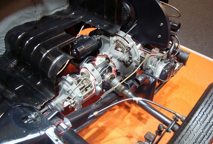 Inside VW engine